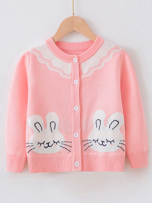 Розовый кардиган для детей