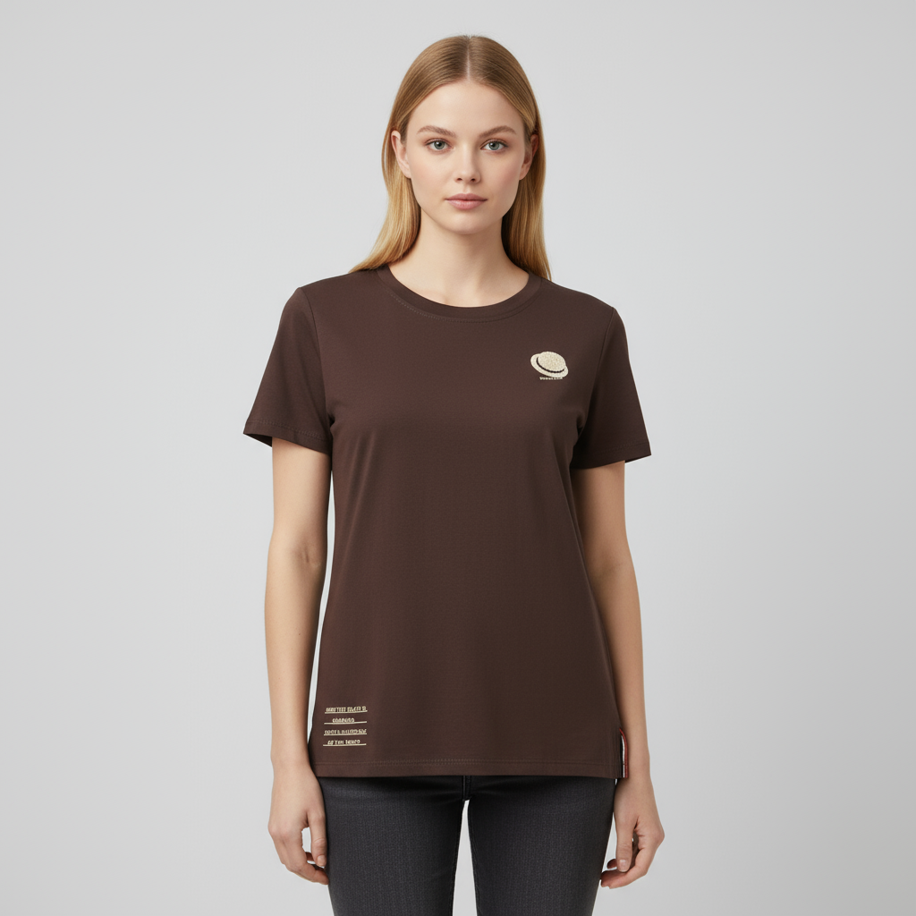 Настраиваемая пляжная шляпа, трикотажная футболка с графическим рисунком: Круглый вырез, короткий рукав, Повседневный дизайн