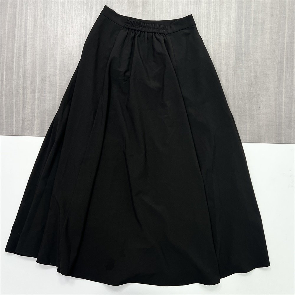 Макси-юбка в складку на заказ: Эластичный пояс, А-образный крой, универсальный дизайн