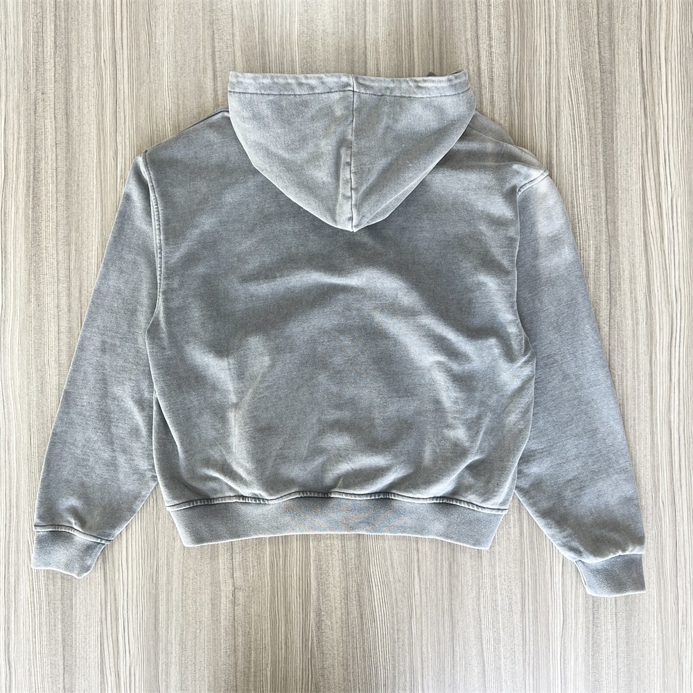 Женская серая толстовка с капюшоном на молнии: украшение в виде снежинок, Повседневная одежда