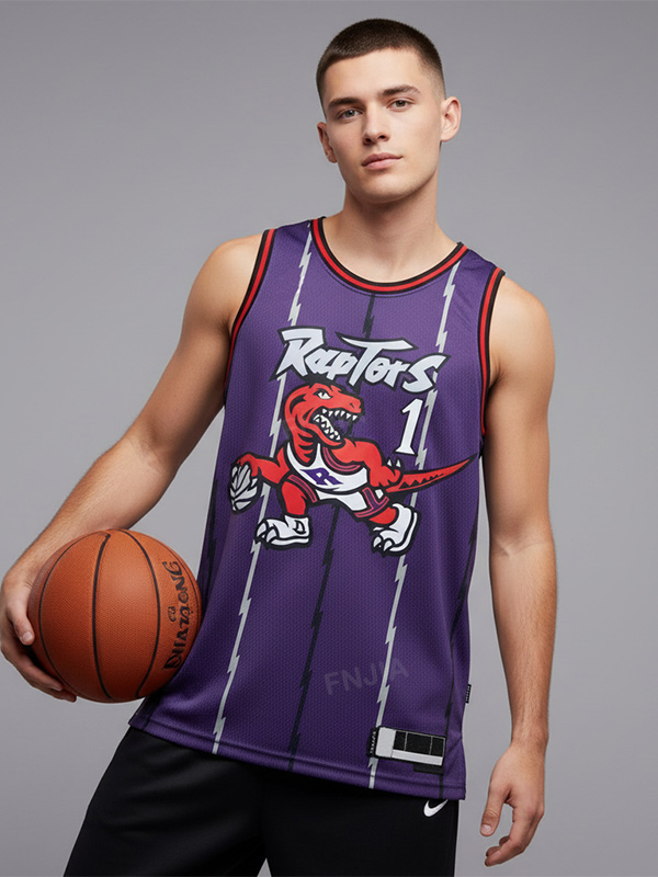 Изготовленная на заказ фиолетовая ретро-баскетбольная одежда