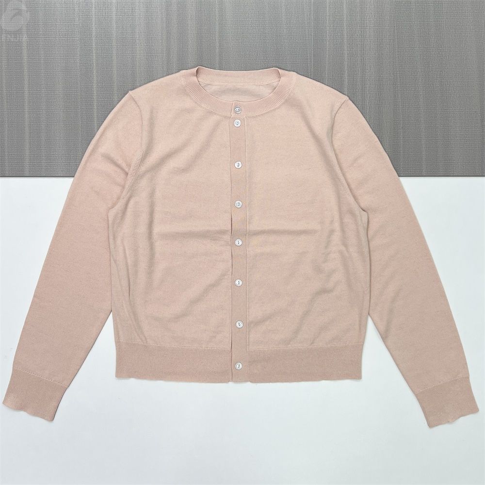 Женский кардиган из плотной вязки на пуговицах Blush - FNJIA Custom Apparel Service-LYF2500001