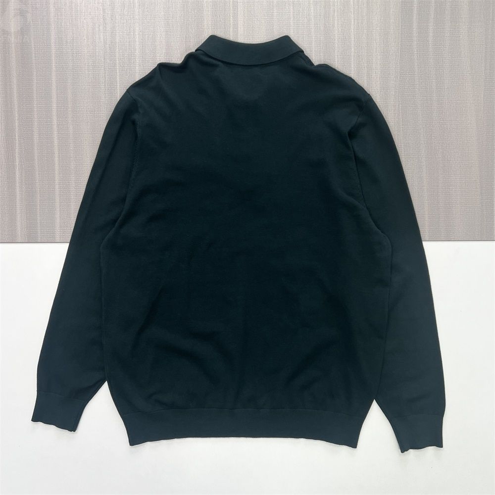 Мужское темно-зеленое трикотажное поло с текстурой наполовину на молнии - FNJIA Custom Apparel Service