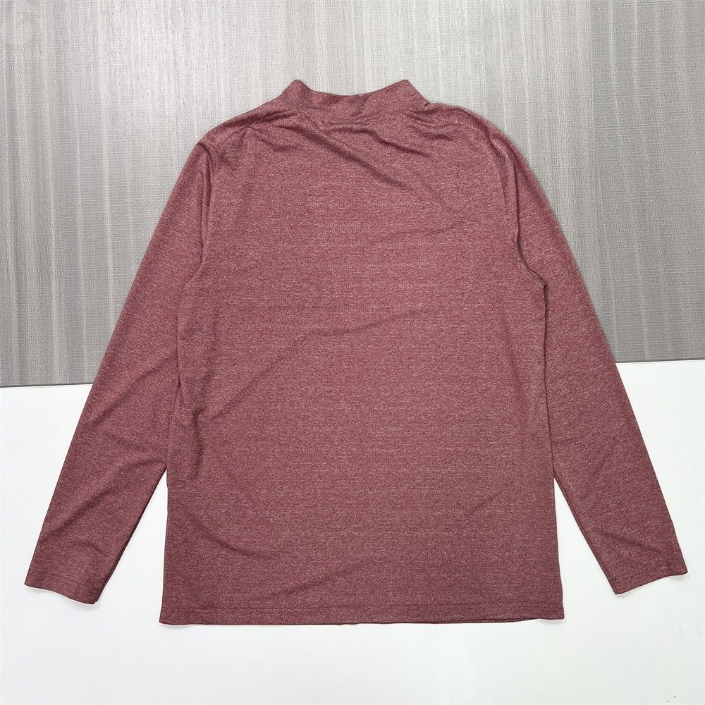 Мужской трикотажный топ на молнии с бахромой цвета пыльной розы - FNJIA Custom Apparel Service