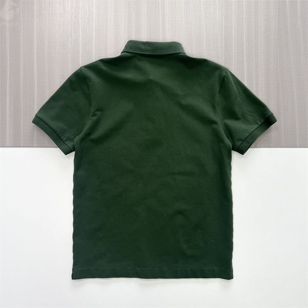 Мужское поло с вышивкой цвета лесной зелени - FNJIA Custom Apparel Service