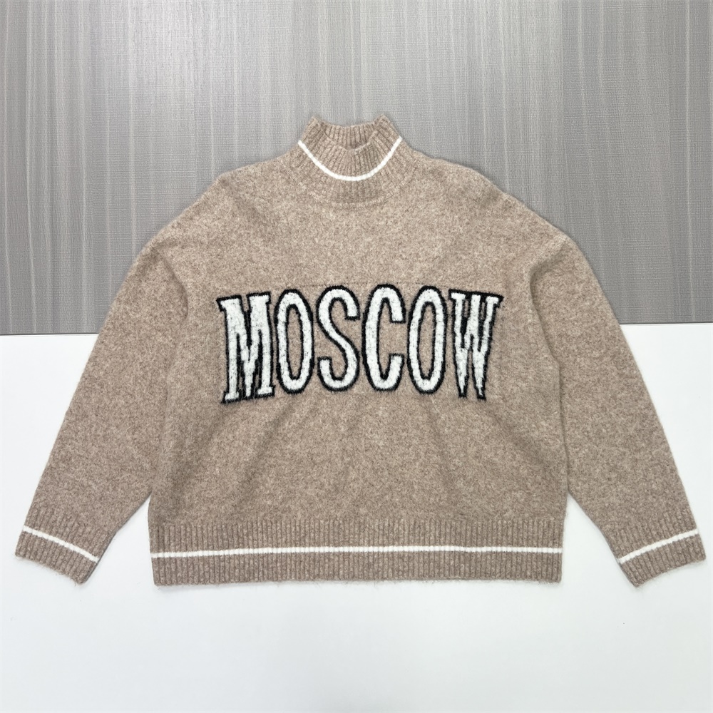 Жаккардовый свитер FNJIA на заказ для женщин на зиму