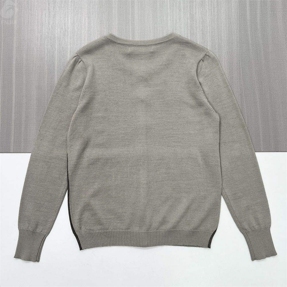 Женский серый вязаный кардиган в стиле омбре, украшенный блестками, с хрустальными пуговицами